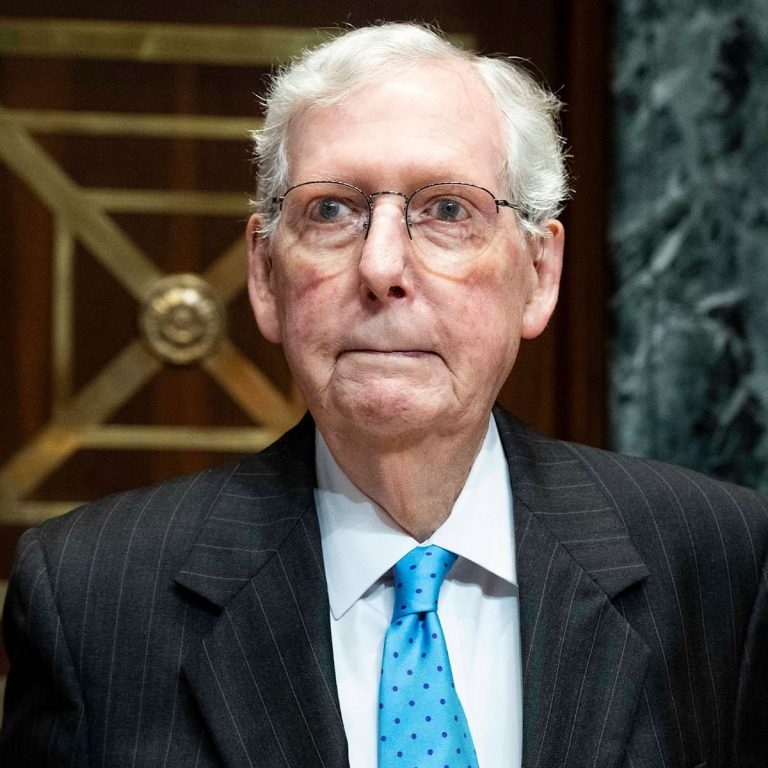 Mitch McConnell appearing at a Senate event