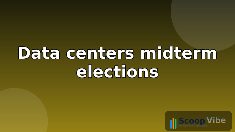 Data centers midterm elections