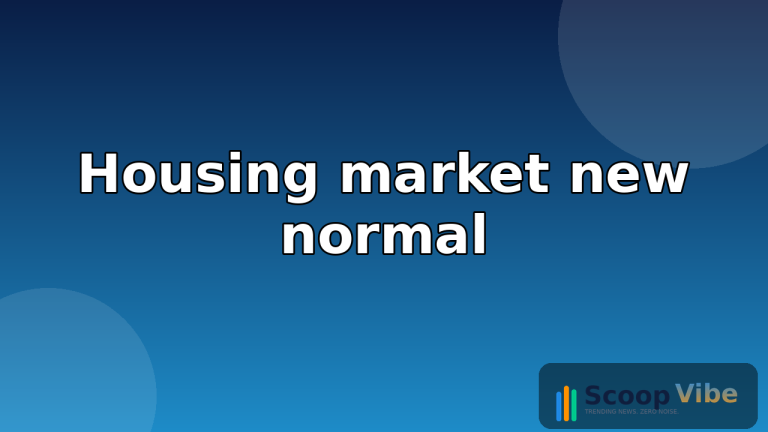 US housing market new normal